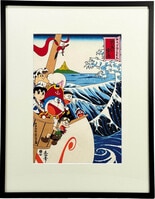 ぽんかん⑧ 直筆サイン入りｶﾗｰ複製イラスト「やはり俺の青春ラブコメは