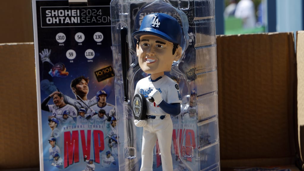 大谷翔平ボブルヘッドデー第1弾はMVP記念、激レアの特別仕様あり