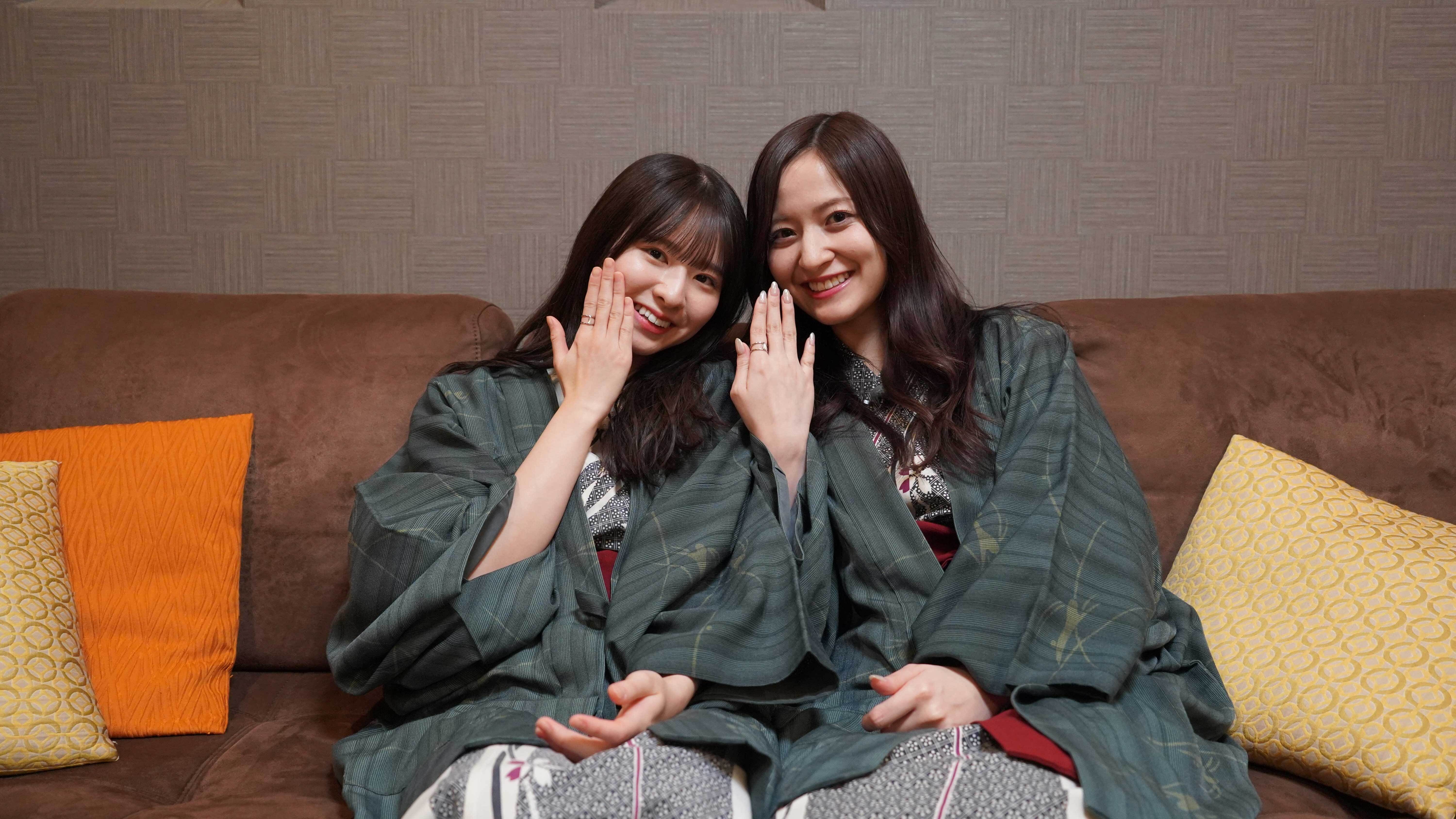 乃木坂46金川紗耶＆菅原咲月、あまりにも広い大浴場＆サウナに驚き