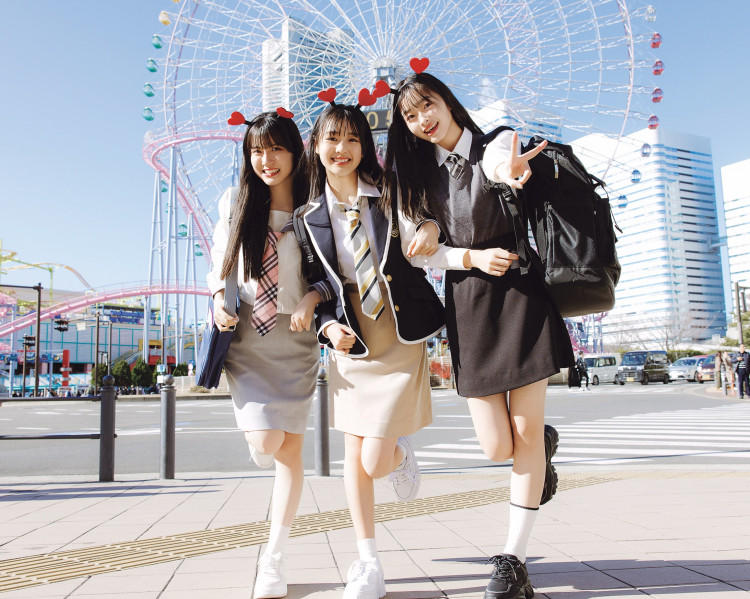 テーマパークであそぶなら韓国っぽ制服！【FJK初遊びコーデPLAN