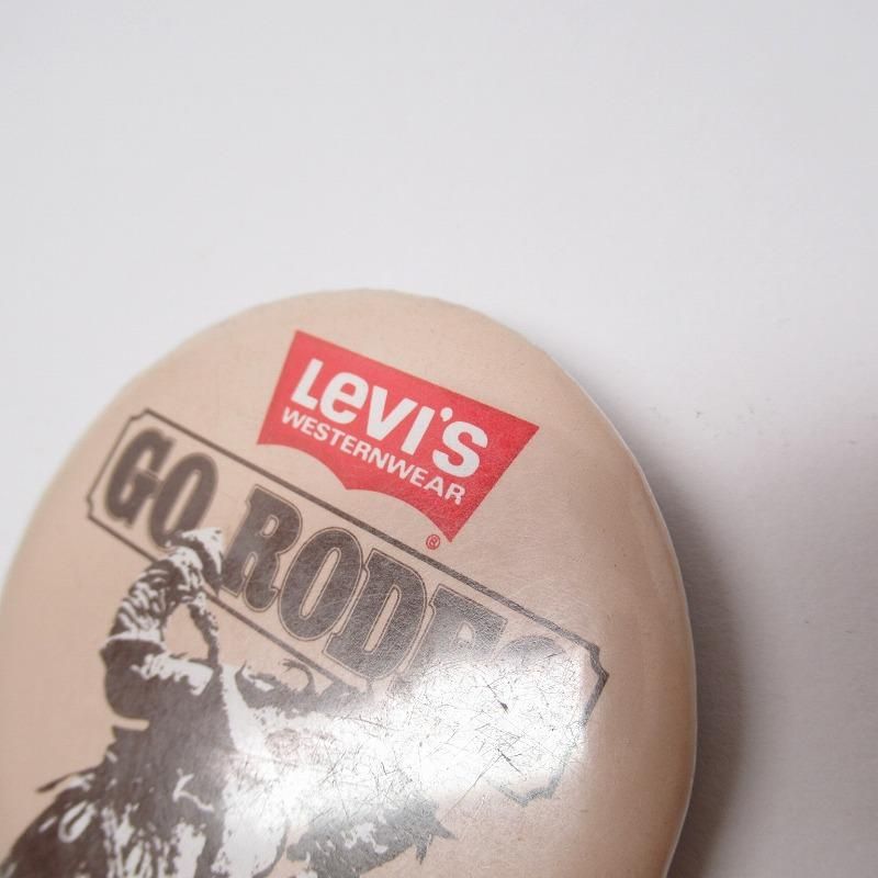 ヴィンテージ缶バッチ・Levi's・リーバイス - ファイヤーキング 卸