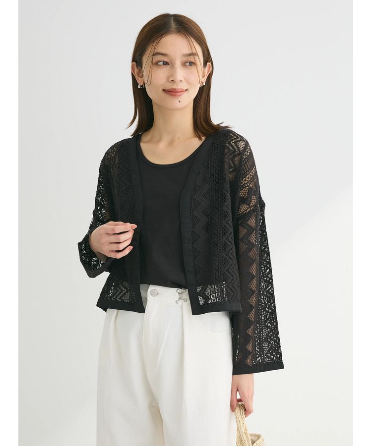 I SET2点 レースカーデ+タンクトップ/Green Parks（グリーン パークス