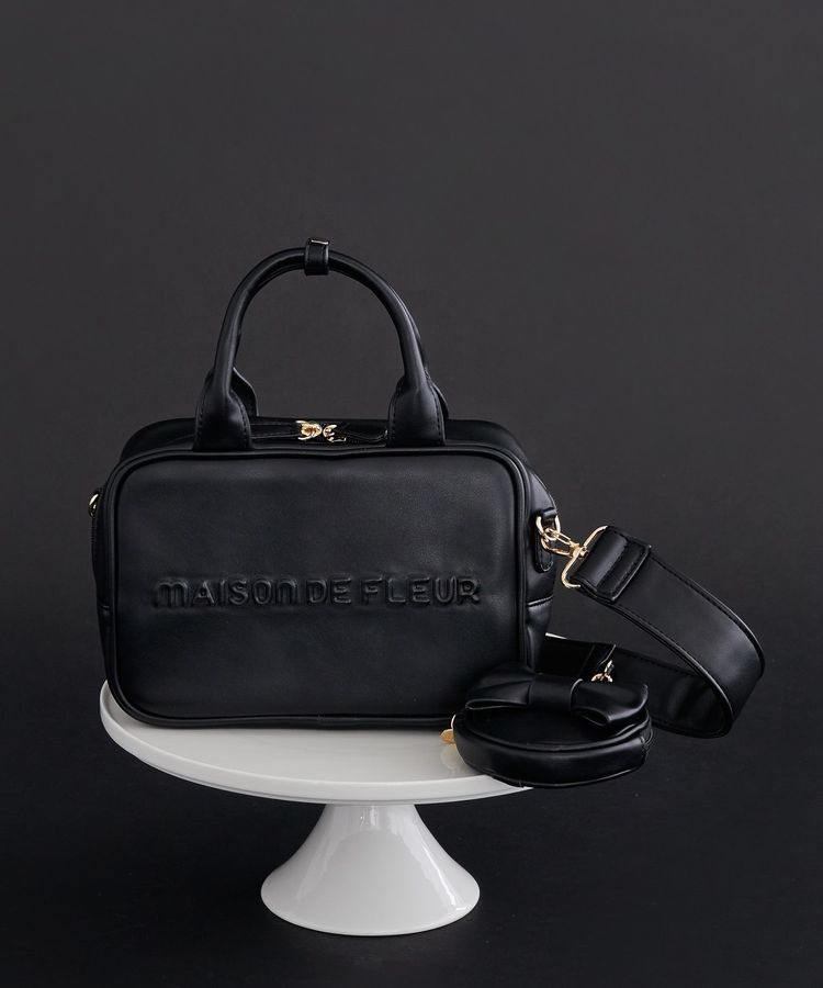 ポーチ付き2Wayボストンバッグ/Maison de FLEUR（メゾン ド フルール
