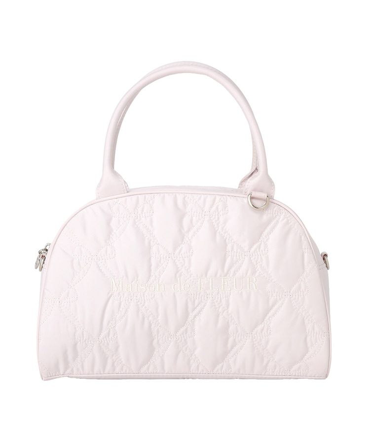 リボンキルティング2Wayボストンバッグ/Maison de FLEUR（メゾン ド