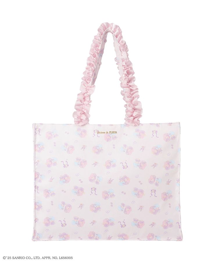 リトルツインスターズ フリルハンドルトート/Maison de FLEUR（メゾン