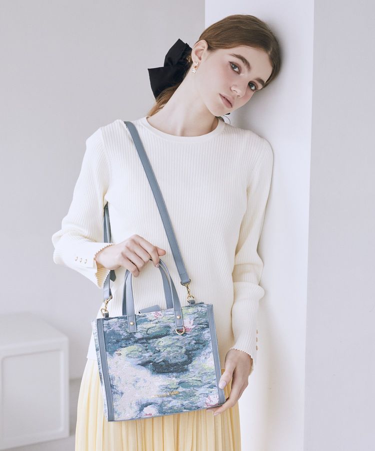 ゴブラン2Wayスクエアトート/Maison de FLEUR（メゾン ド フルール）の