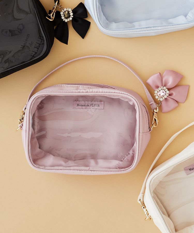 EC限定クリアポーチM/Maison de FLEUR（メゾン ド フルール）のポーチ