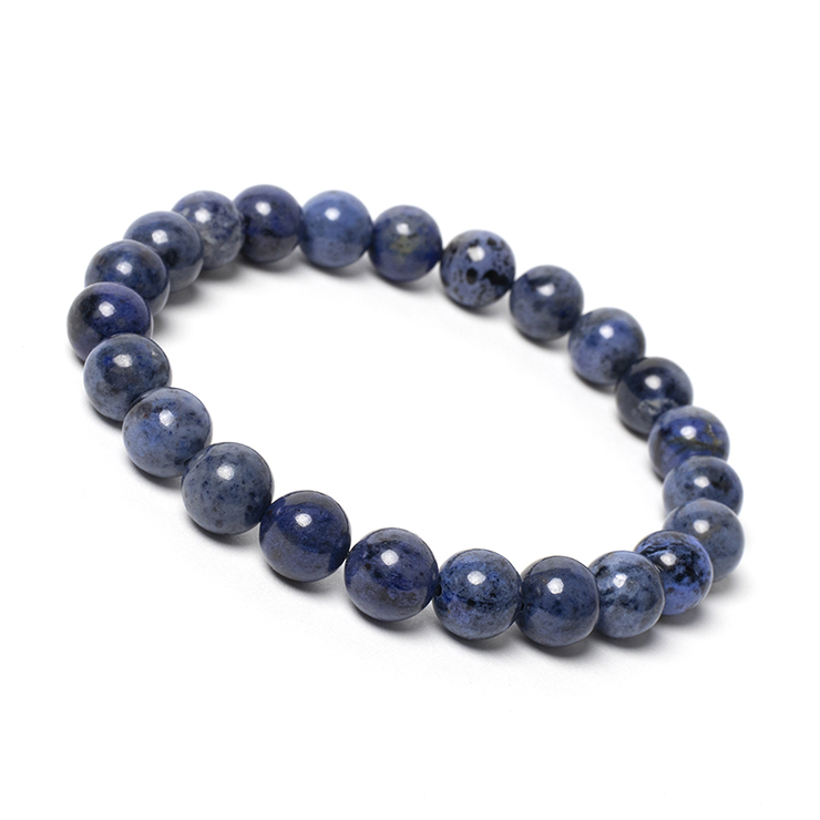 デュモルチェライト8mm シンプルブレスレット｜天然石・パワーストーン