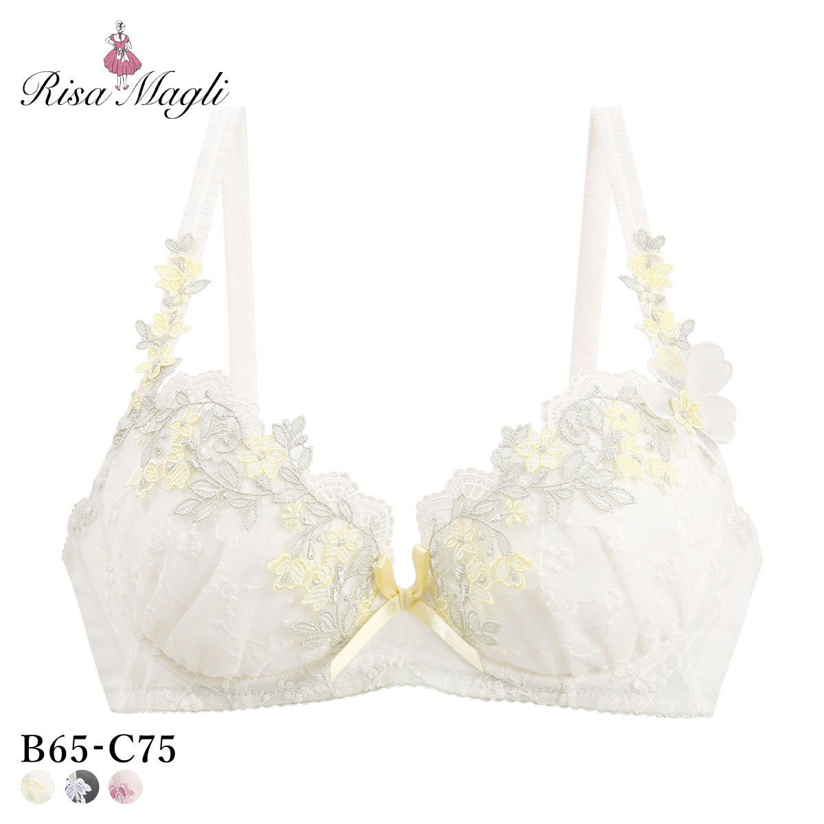 リサマリ ジニー 3/4カップ ブラジャー BC 谷間ブラ Risa Magli