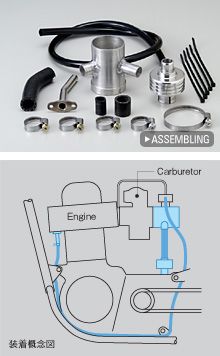Webike | WM ダブルエム(ウェリントン) AIユニットアダプター CR用