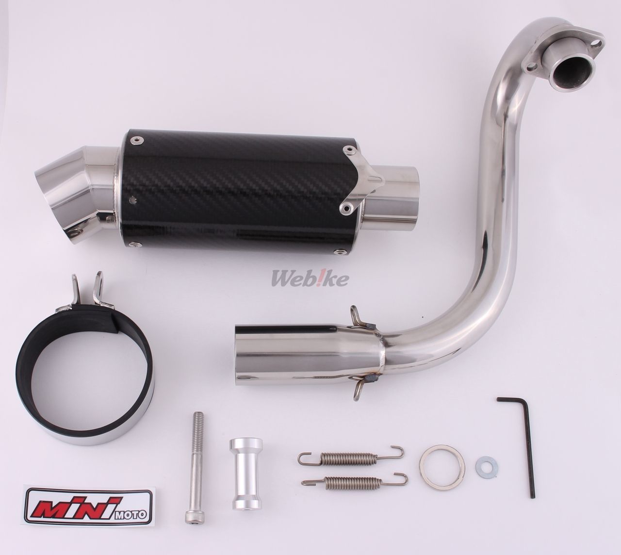 Webike | MINIMOTO ミニモト モンキーZ50J・REVアップマフラーカーボン