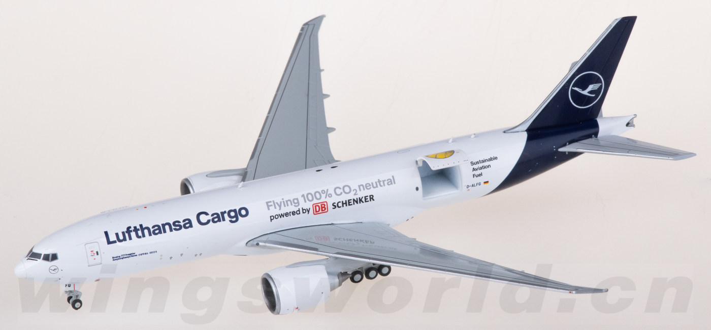 XX40226C Lufthansa 汉莎航空Boeing 777-200LRF D-ALFG JC Wings 1:400