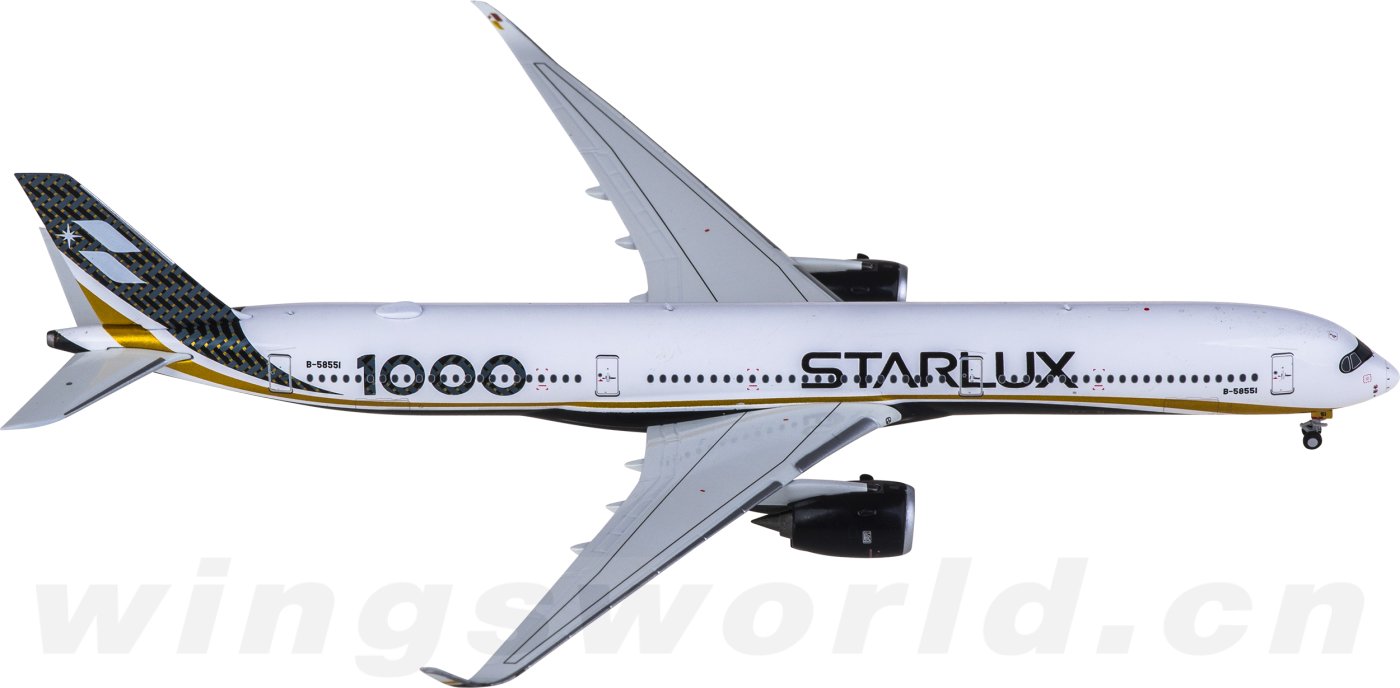 NG57026 Starlux Airlines Airbus A350-1000 B-58551 NGmodels 1:400