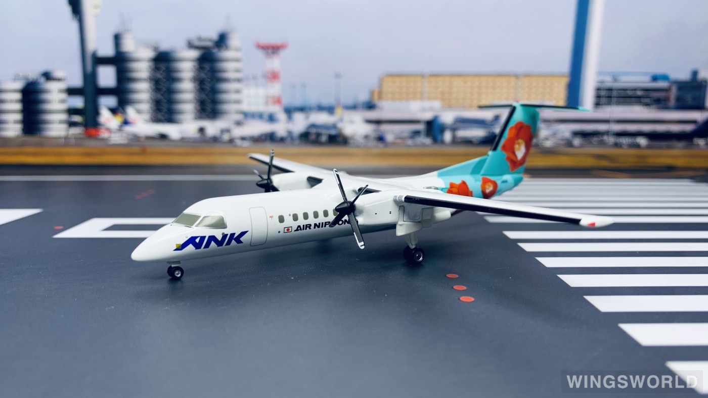 Hogan 1:200 Bombardier Dash 8-300 ANA 全日空DH28001 JA801K 椿