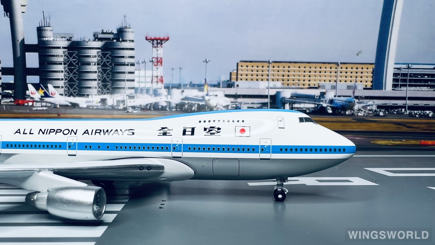 Big Bird 1:400 Boeing 747-100 ANA 全日空BB4-2003-22A JA8156 莫西干