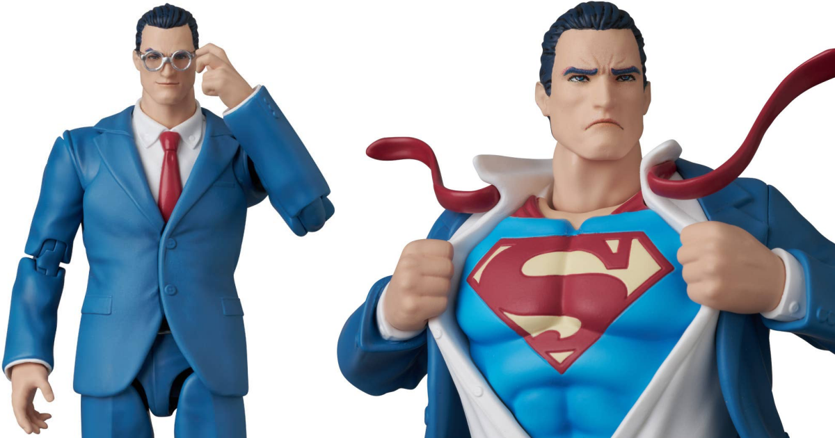 MAFEX「No.300 クラーク・ケント（BATMAN: HUSH Ver.）」アクション