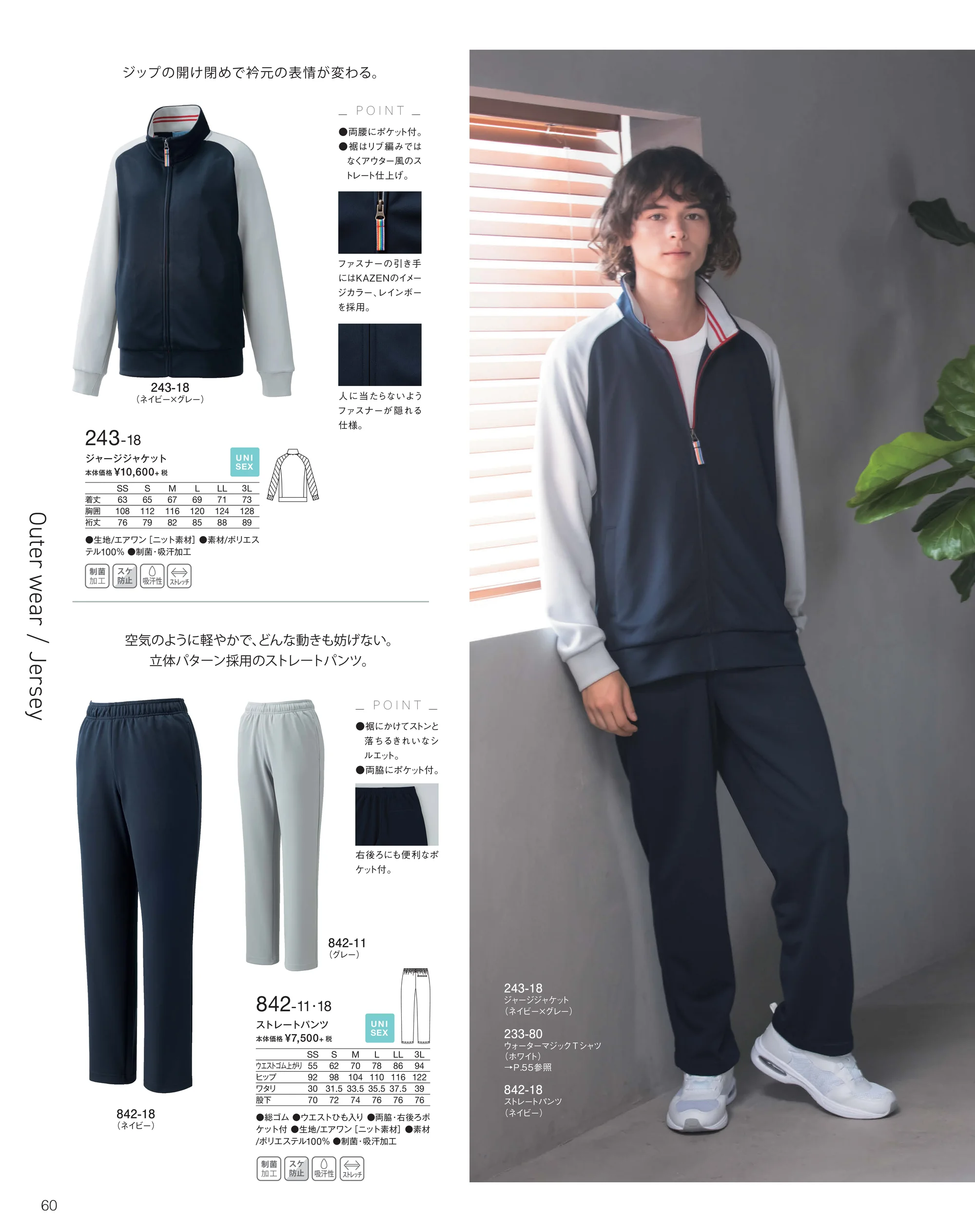 ユニフォーム1.COM 医療白衣com 介護衣 アンサンブル ケア＆ワーキング