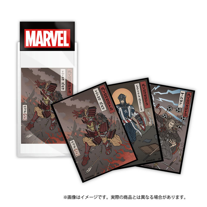 アベンジャーズ 浮世絵アートステッカー「3キャラクターパック