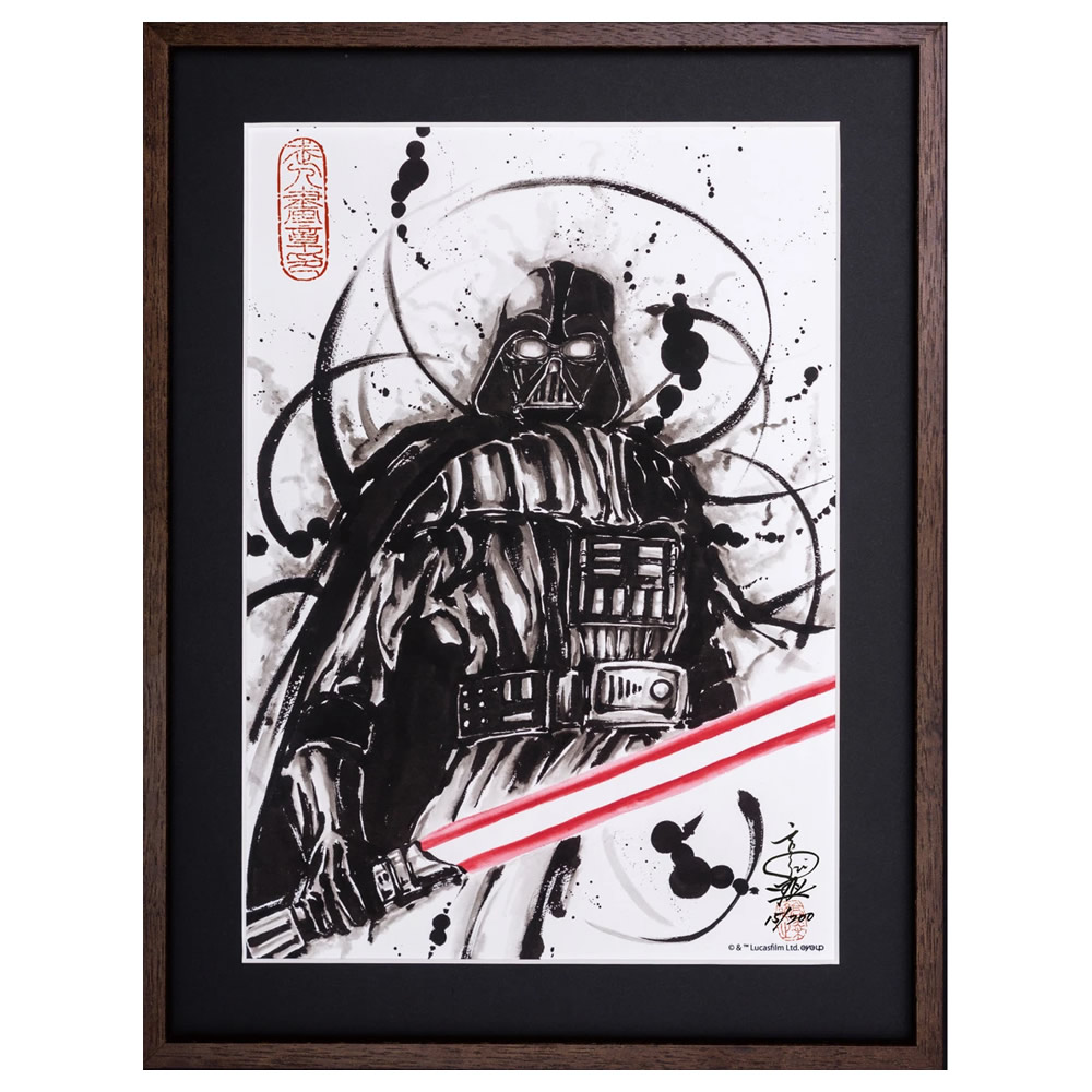 スター・ウォーズ 武人画「ダース・ベイダー7」｜浮世絵工房