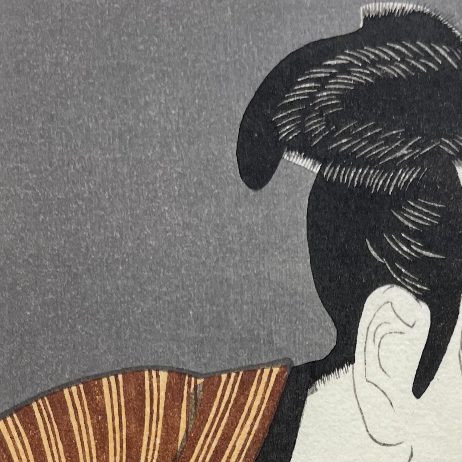 東洲斎写楽「三代目大谷鬼次の江戸兵衛」小型・ミニ浮世絵木版画