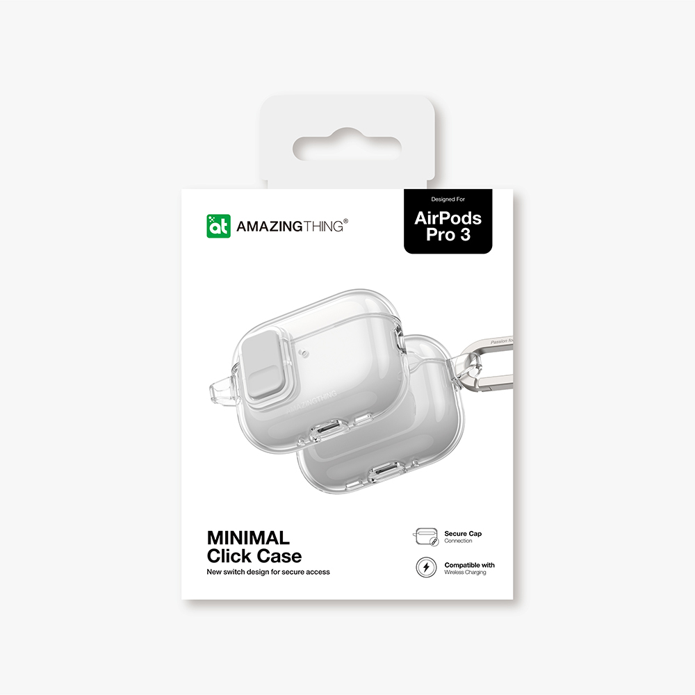 Apple Airpods Pro 3 Amazingthing Magnetik Kilit Tasarımlı Minimal