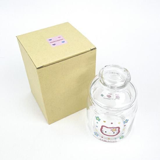サンリオ ハローキティ カオハナ ガラスキャニスター 食器 キッチン