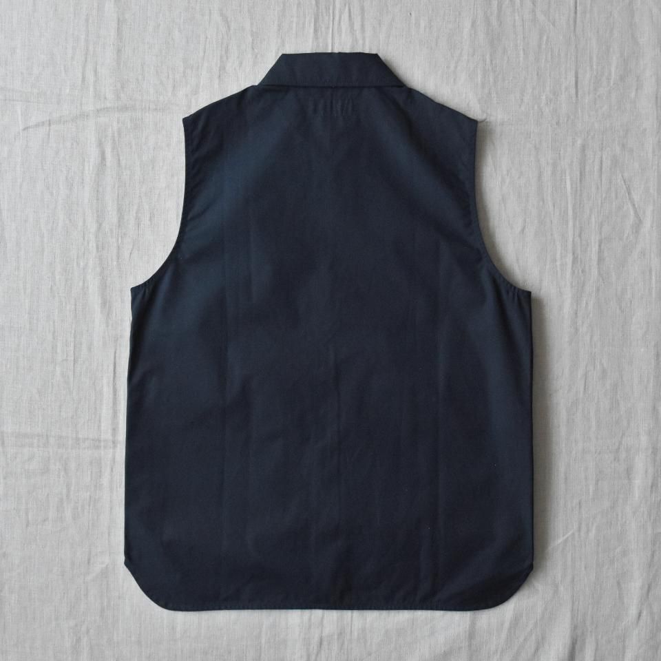 SASSAFRAS（ササフラス）PLANT HUNTER VEST ネイビー（Weeds Poplin