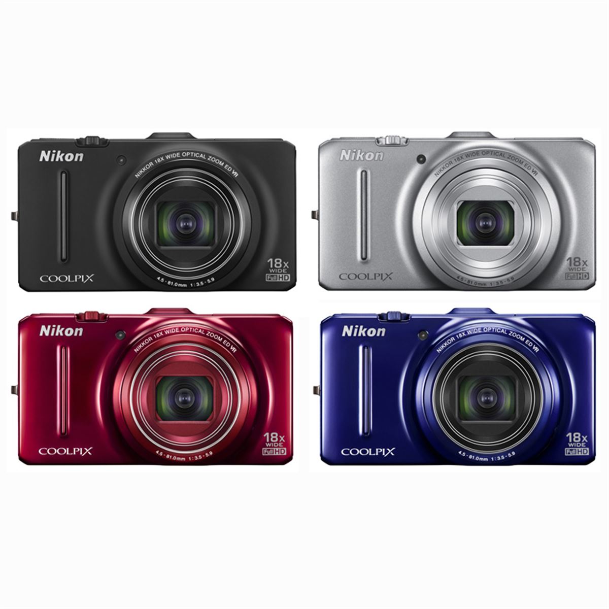 ニコン、光学18倍モデルなど「COOLPIX S」シリーズ4機種 - 価格.com