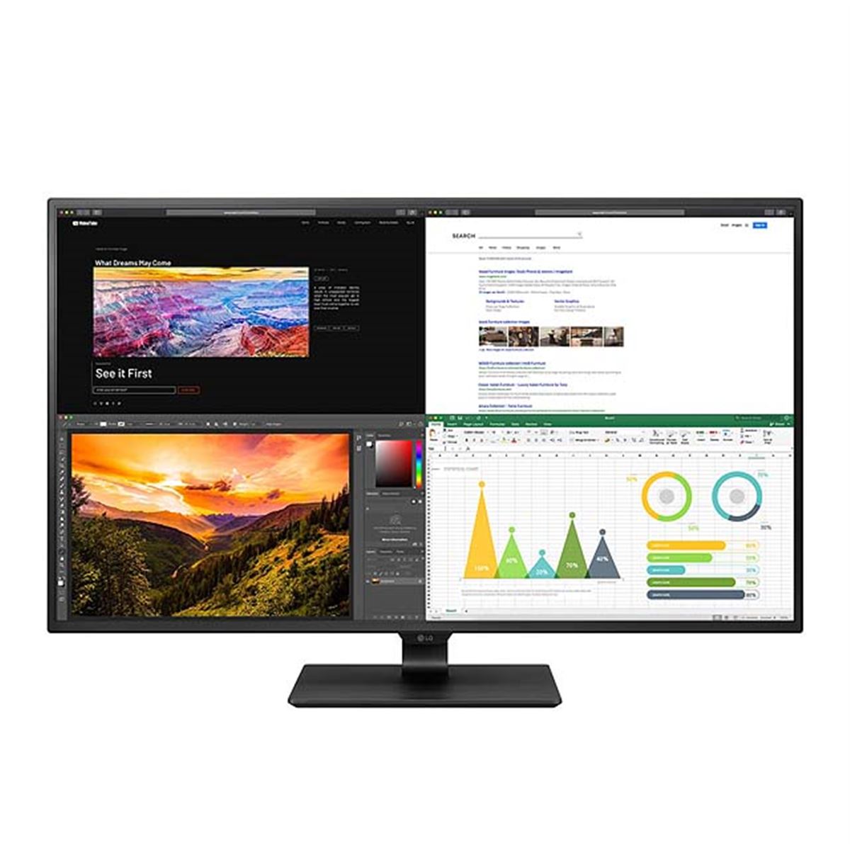 LG、HDR10や400カンデラに対応した42.5型4K液晶ディスプレイ「43UN700