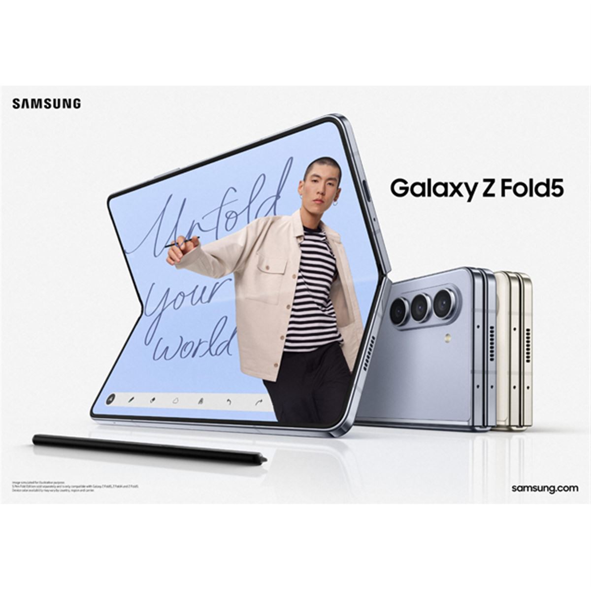 サムスン「Galaxy Z Fold5」発表、シリーズ最薄・最軽量で日差しの下
