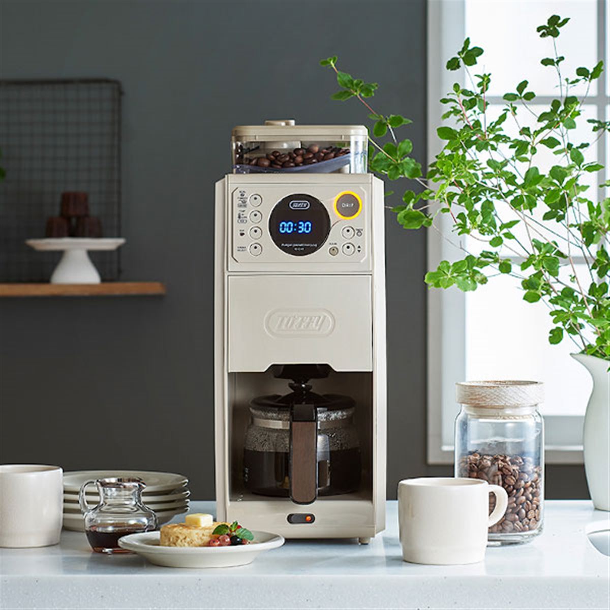 ラドンナ、「Toffy 全自動ミル付カスタムドリップコーヒーメーカー」に