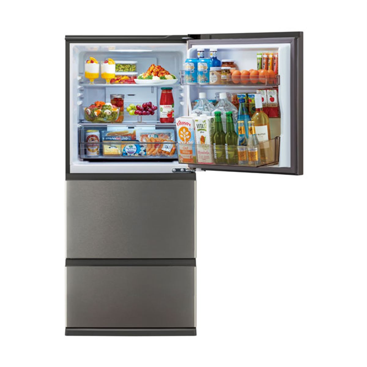 AQUA、インバーター搭載の冷凍冷蔵庫「FREEZIA＋」262Lモデルを本日8