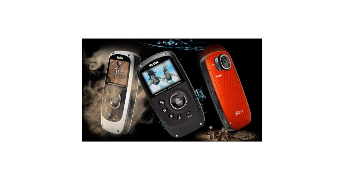 コダック、耐衝撃・防水設計の小型ビデオカメラ - 価格.com