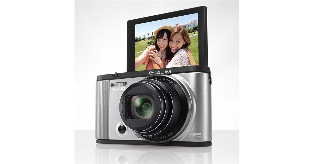カシオ、撮影画像をスマホに自動保存できる「EXILIM EX-ZR1600