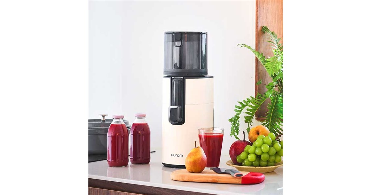 ヒューロム、ジュースからナッツミルクまでさまざまな搾汁に対応した
