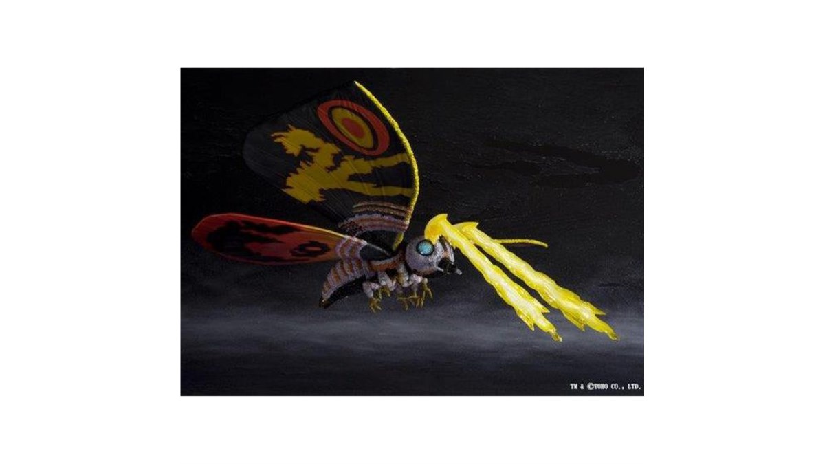 ゴジラVSモスラ」の劇中シーンを再現したモスラ成虫＆幼虫のリアル