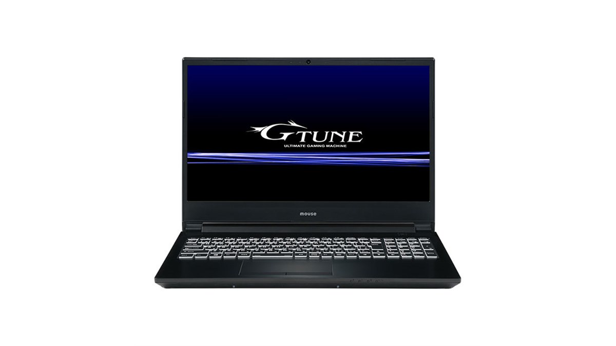 G-Tune、Core i7-9750HとGeForce GTX 1660 Tiを搭載した15.6型