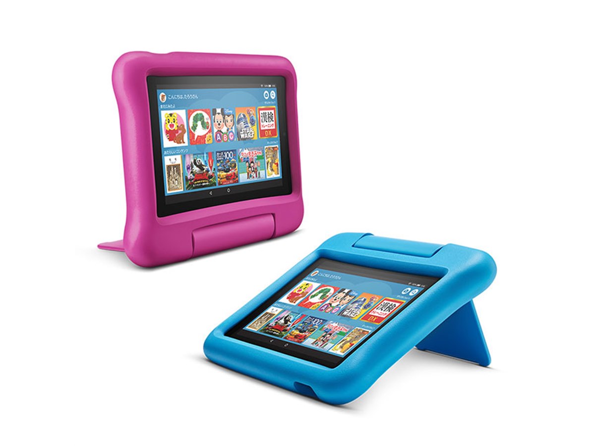 アマゾン、7型を採用した子ども向けタブレット「Fire 7キッズモデル