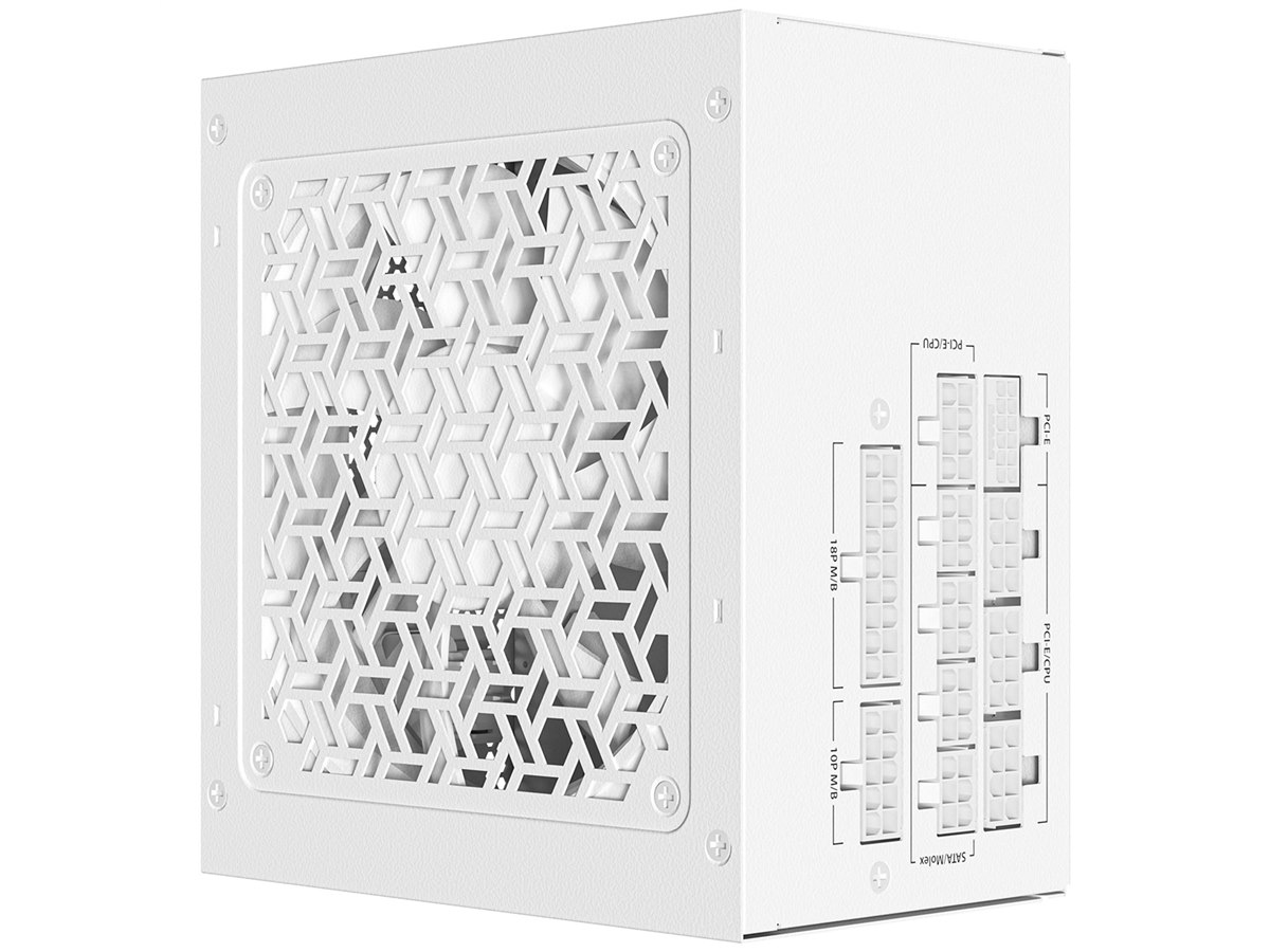 Antec、80PLUS GOLD認証取得の純白850W電源ユニット「Antec GSK850