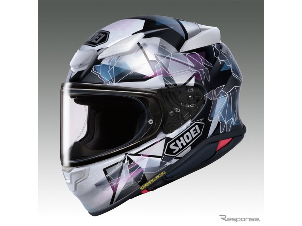 SHOEIのピュアスポーツフルフェイス『Z-8』に新グラフィック「オリガミ