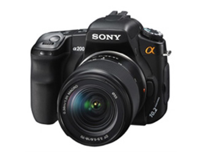 ソニー、エントリー向けデジタル一眼レフ「α200」 - 価格.com