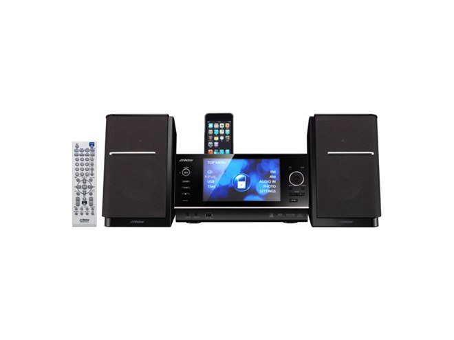 ビクター、ワンセグ/iPod対応の7型液晶ミニコンポ - 価格.com