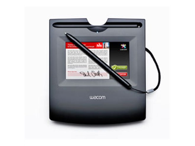 ワコム、カラー液晶搭載サイン専用ペンタブレット - 価格.com