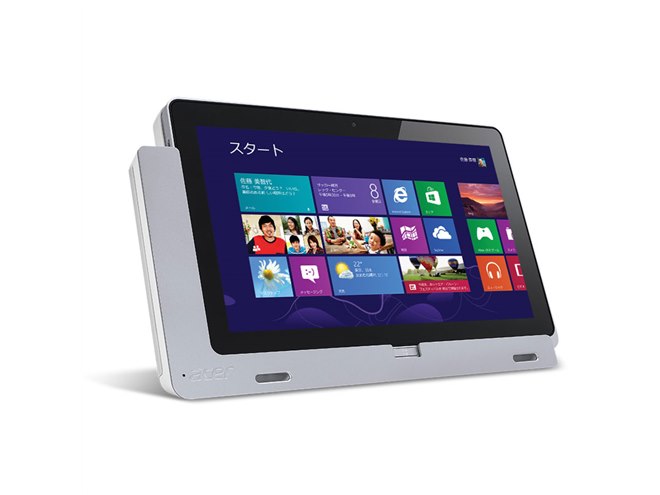 エイサー、Windows 8を搭載したドック脱着式タブレットPC - 価格.com