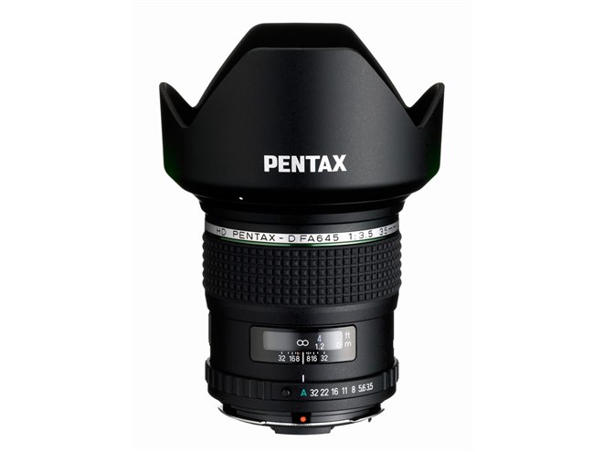 リコー、中判一眼レフ用広角レンズ｢HD PENTAX-D FA645 35mmF3.5AL[IF