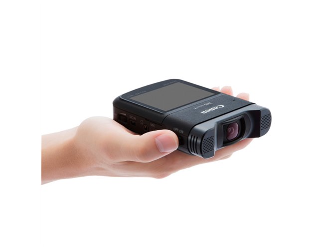 キヤノン、置き撮り対応ビデオカメラ「iVIS mini X」にSDカード同梱