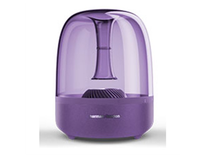 harman/kardon、スケルトンボディのBTスピーカー「AURA STUDIO」新色