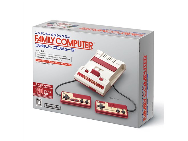 任天堂、名作30タイトルを収録した「ミニファミコン」の店頭販売を再開
