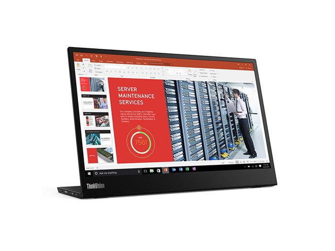 レノボ、36,000円の14型フルHDモバイルモニター「ThinkVision M14