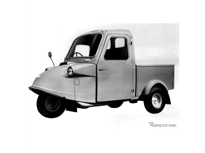 昭和の香り「ミゼット」が1/32ミニカーに、当時のカタログも再現…東京